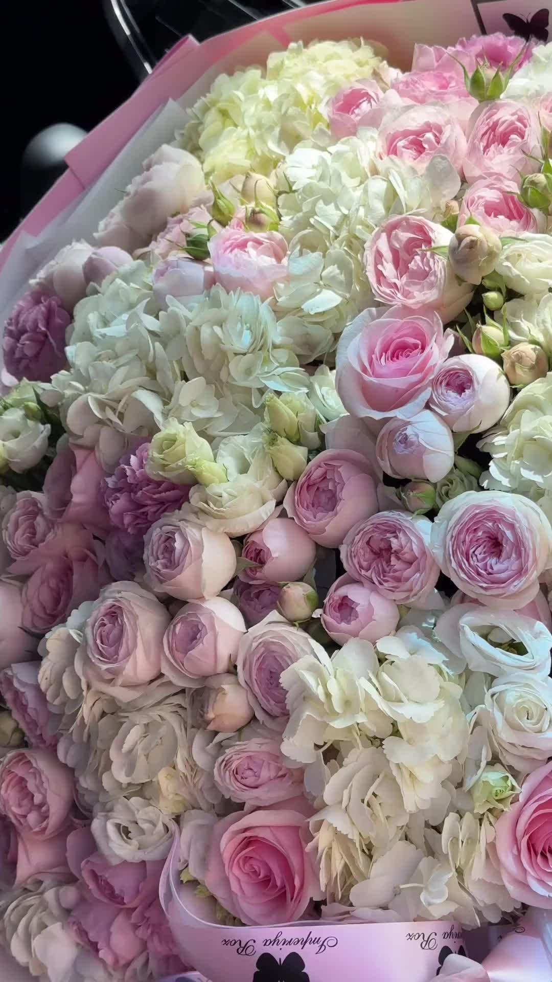 Professional floral arrangement in modern corporate setting